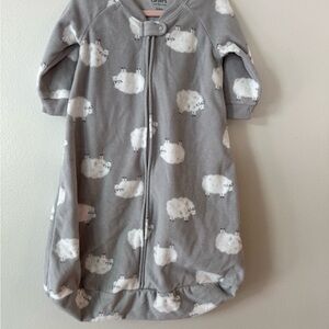 Carter's Cozy Gray Sheep Sleep Sack